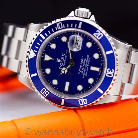 rolex 16610 collectible|Rolex 16610 blue bezel.